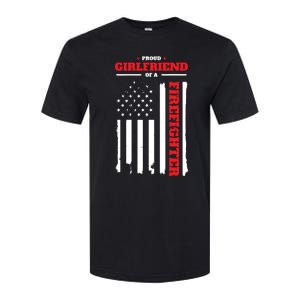 Firefighter Family Proud Girlfriend Softstyle CVC T-Shirt