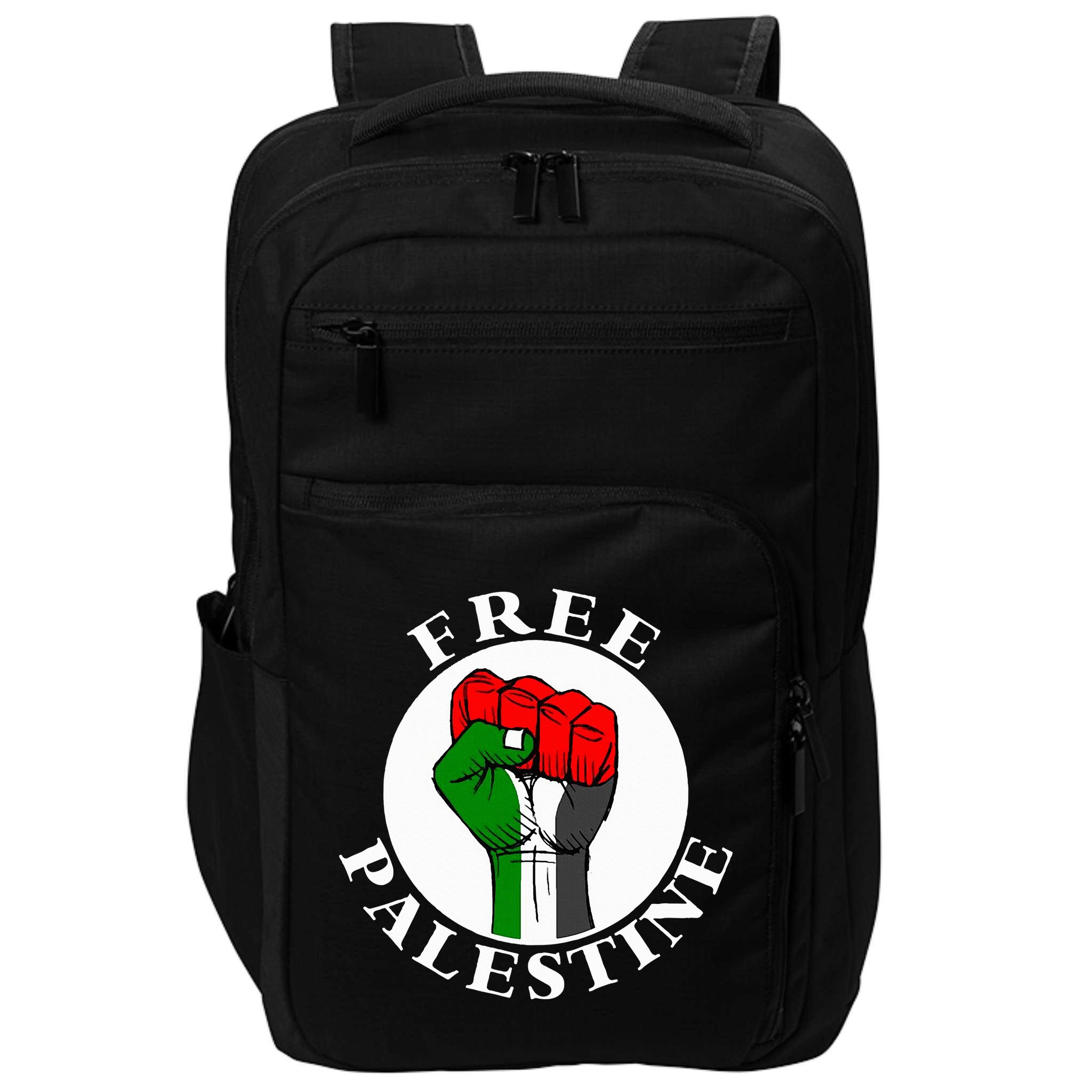 freepalestine free palestine Impact Tech Backpack