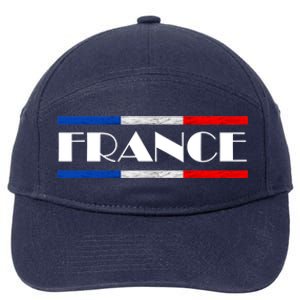 France French Pride France Flag French Roots French Flag 7-Panel Snapback Hat