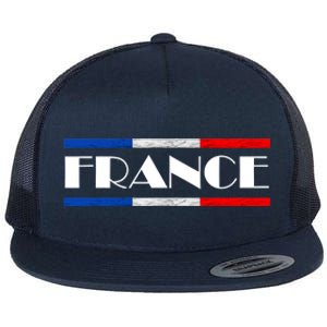 France French Pride France Flag French Roots French Flag Flat Bill Trucker Hat