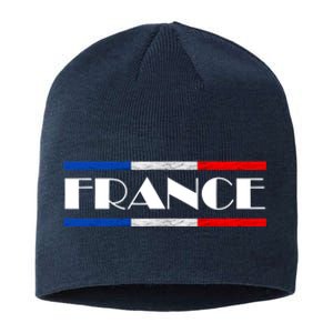 France French Pride France Flag French Roots French Flag Sustainable Beanie