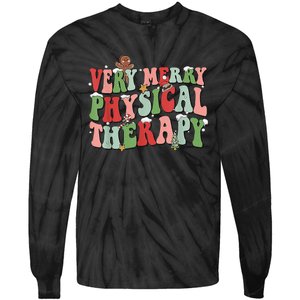 Funky Festive Physical Therapy Christmas Tie-Dye Long Sleeve Shirt