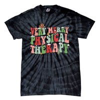 Funky Festive Physical Therapy Christmas Tie-Dye T-Shirt