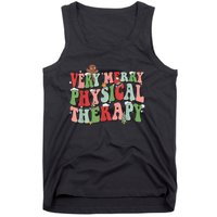 Funky Festive Physical Therapy Christmas Tank Top