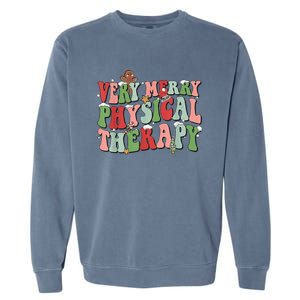 Funky Festive Physical Therapy Christmas Garment-Dyed Sweatshirt