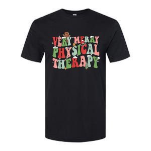 Funky Festive Physical Therapy Christmas Softstyle CVC T-Shirt