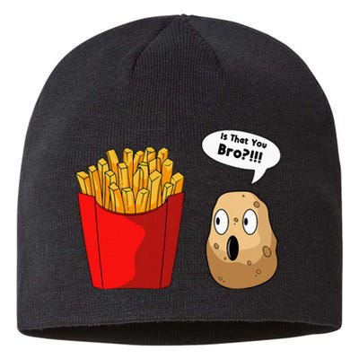 French Fries Potatoes Snack Finger Chips Sustainable Beanie