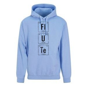 Funny Flute Player Elements Unisex Surf Hoodie