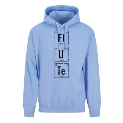 Funny Flute Player Elements Unisex Surf Hoodie