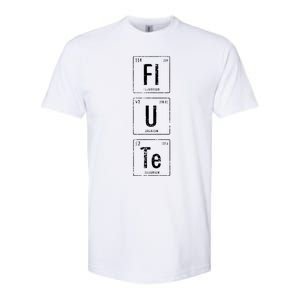 Funny Flute Player Elements Softstyle CVC T-Shirt