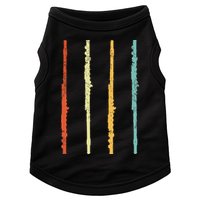 Funny Flute Player Flutist Retro Doggie Tank
