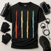 Funny Flute Player Flutist Retro Performance Shirt