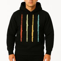 Funny Flute Player Flutist Retro Hoodie