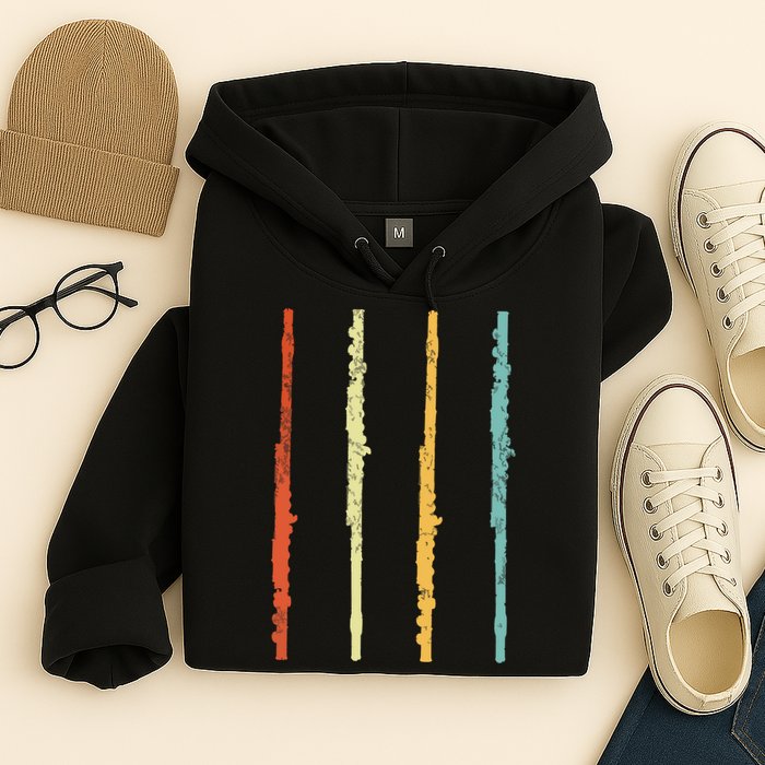 Funny Flute Player Flutist Retro Hoodie