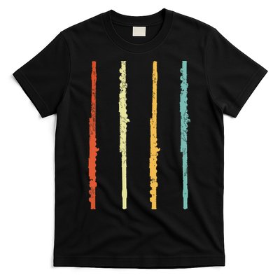 Funny Flute Player Flutist Retro T-Shirt