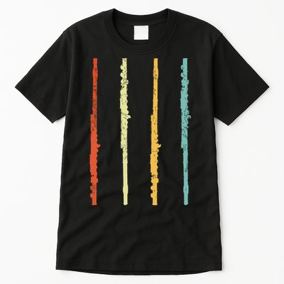 Funny Flute Player Flutist Retro Tall T-Shirt