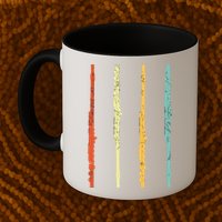 Funny Flute Player Flutist Retro Mug