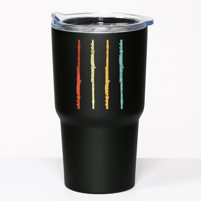 Funny Flute Player Flutist Retro Tumbler