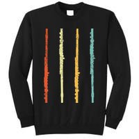 Funny Flute Player Flutist Retro Tall Sweatshirt
