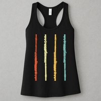 Funny Flute Player Flutist Retro Womens Tank Top