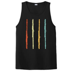 Funny Flute Player Flutist Retro PosiCharge Competitor Tank