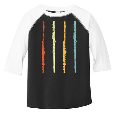 Funny Flute Player Flutist Retro Toddler Fine Jersey T-Shirt
