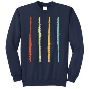 Funny Flute Player Flutist Retro Sweatshirt