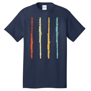 Funny Flute Player Flutist Retro Tall T-Shirt