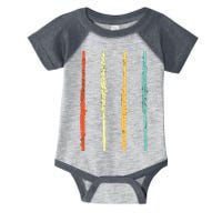 Funny Flute Player Flutist Retro Infant Baby Jersey Bodysuit