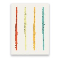 Funny Flute Player Flutist Retro Poster