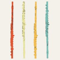 Funny Flute Player Flutist Retro Poster