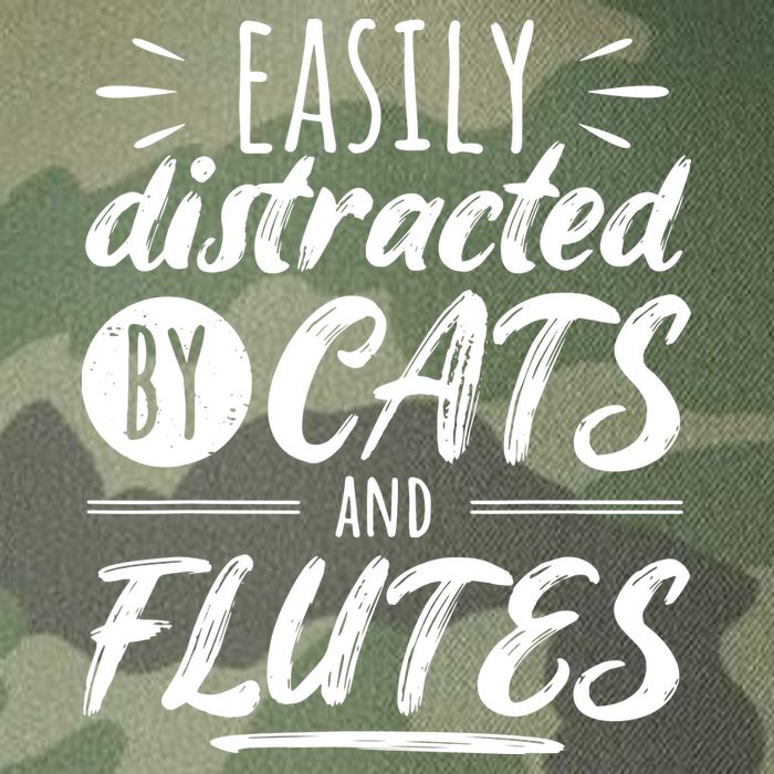Funny Flute Player Saying Cat Owner I Cats And Flutes Legacy Tie Dye Trucker Hat