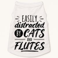 Funny Flute Player Saying Cat Owner I Cats And Flutes Doggie Tank