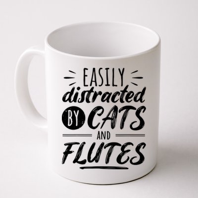 Funny Flute Player Saying Cat Owner I Cats And Flutes Mug