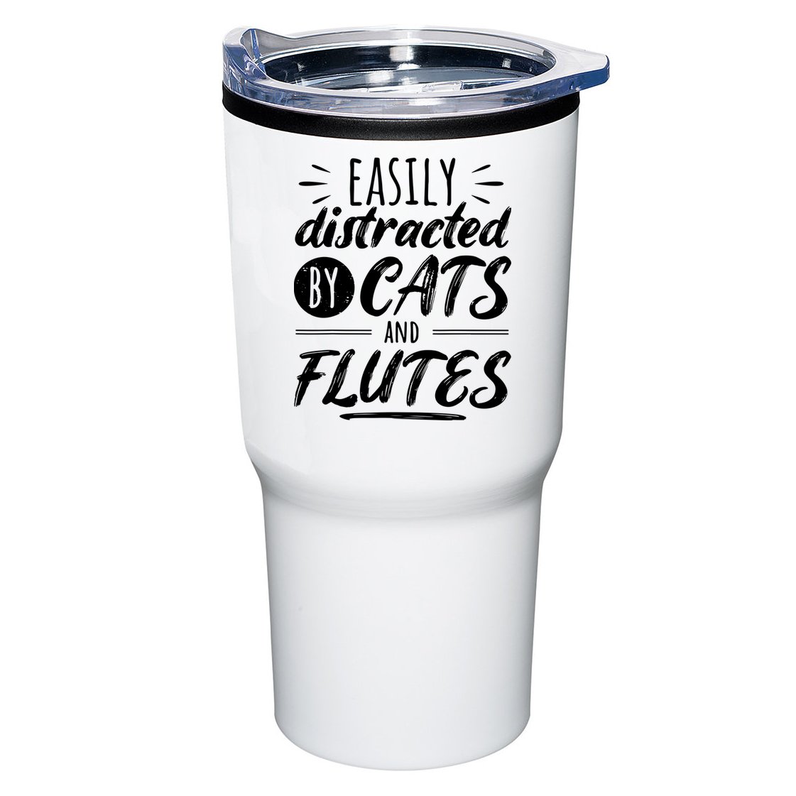 Funny Flute Player Saying Cat Owner I Cats And Flutes Tumbler
