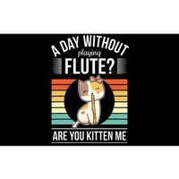 Funny Flute Player Saying Flutist Day Without Playing Flute Bumper Sticker