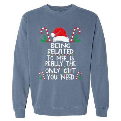 Festive Family Pajamas for Christmas Celebrations Garment-Dyed Sweatshirt