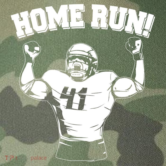 Funny Football Player Home Run Legacy Tie Dye Trucker Hat