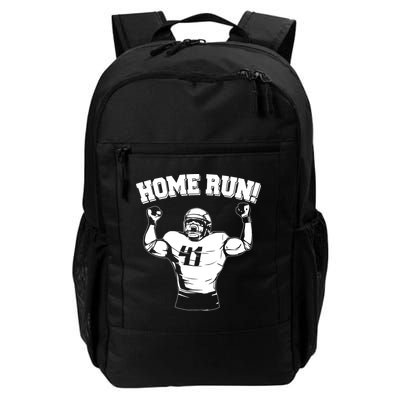 Funny Football Player Home Run Backpack