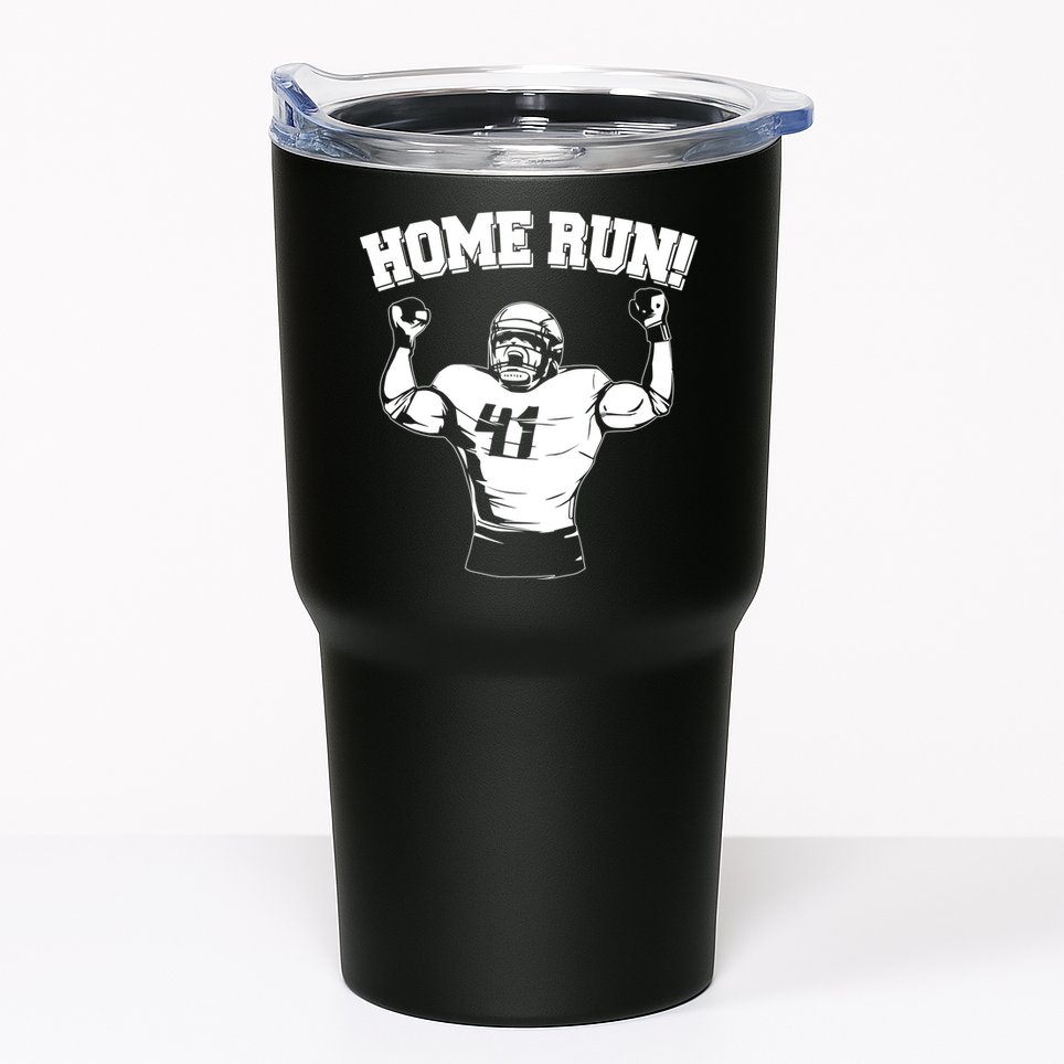 Funny Football Player Home Run Tumbler