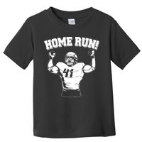 Funny Football Player Home Run Toddler T-Shirt