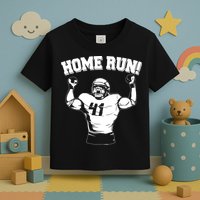Funny Football Player Home Run Toddler T-Shirt