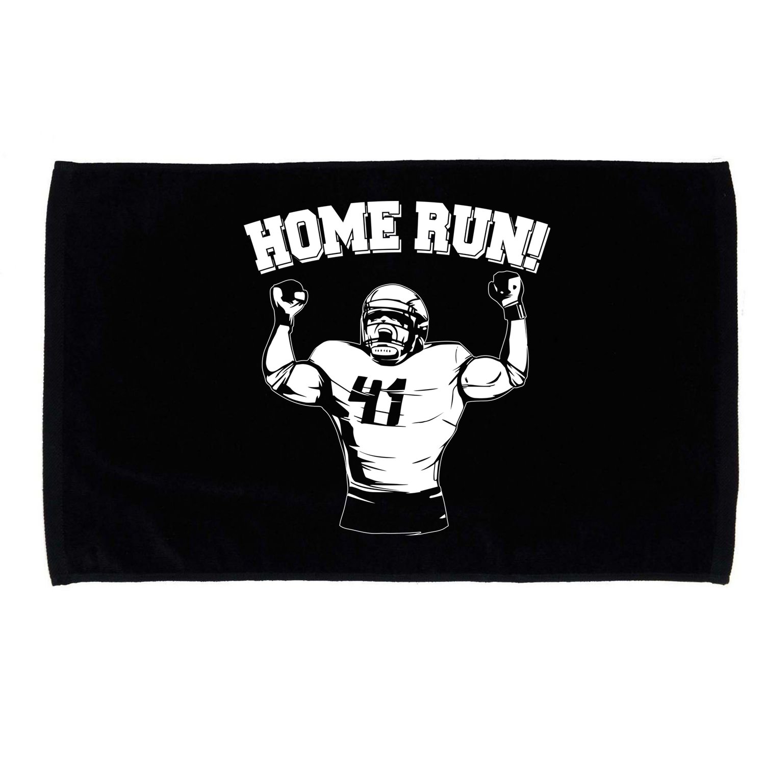 Funny Football Player Home Run Microfiber Hand Towel