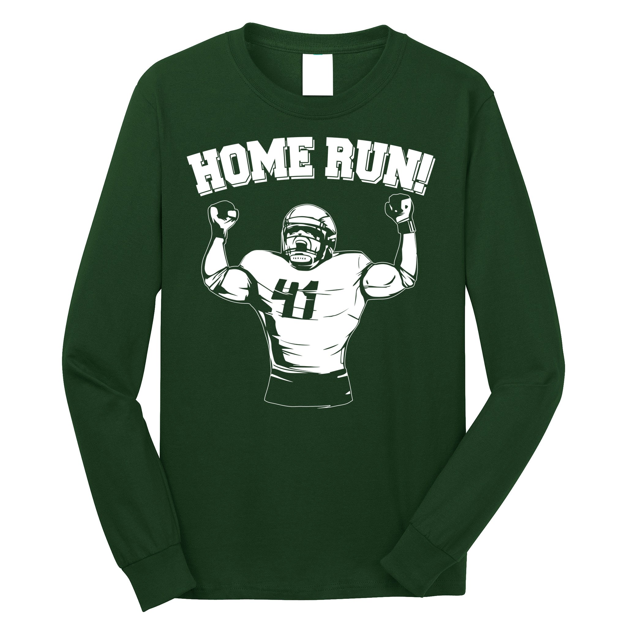 Funny Football Player Home Run Long Sleeve Shirt