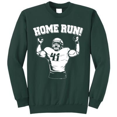 Funny Football Player Home Run Sweatshirt