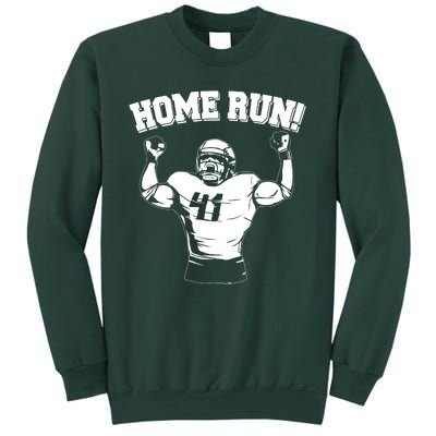 Funny Football Player Home Run Sweatshirt