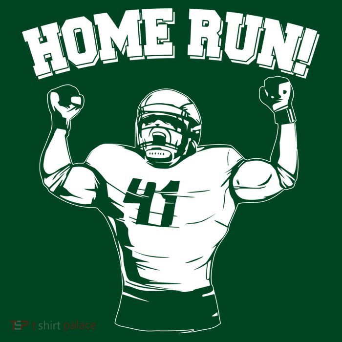 Funny Football Player Home Run T-Shirt