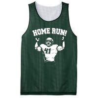 Funny Football Player Home Run Mesh Reversible Basketball Jersey Tank