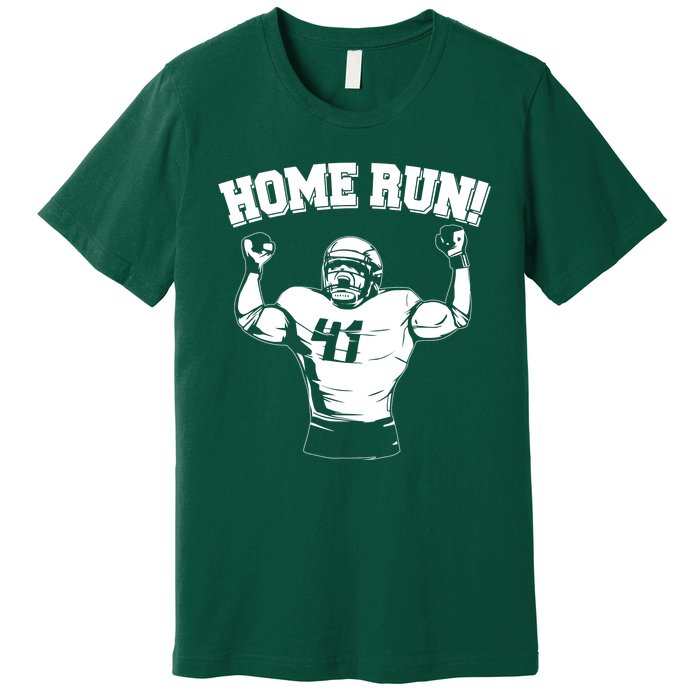 Funny Football Player Home Run Premium T-Shirt