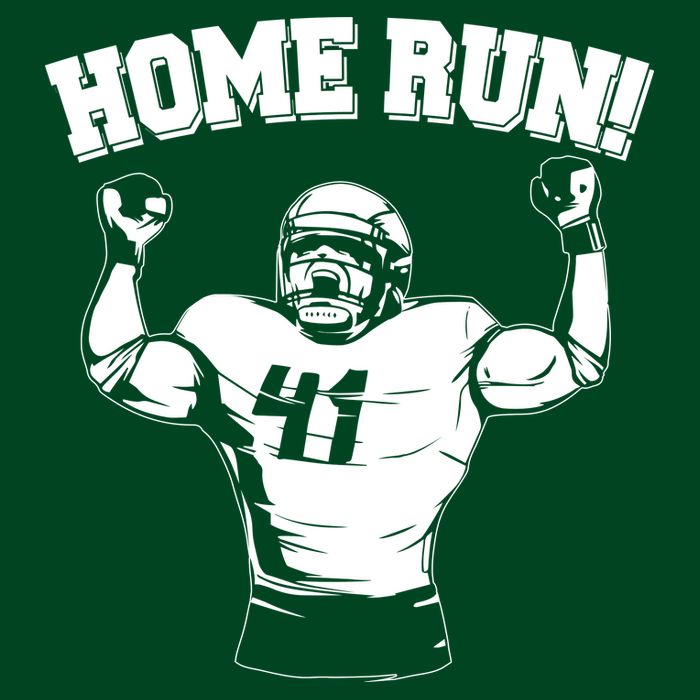 Funny Football Player Home Run Premium T-Shirt